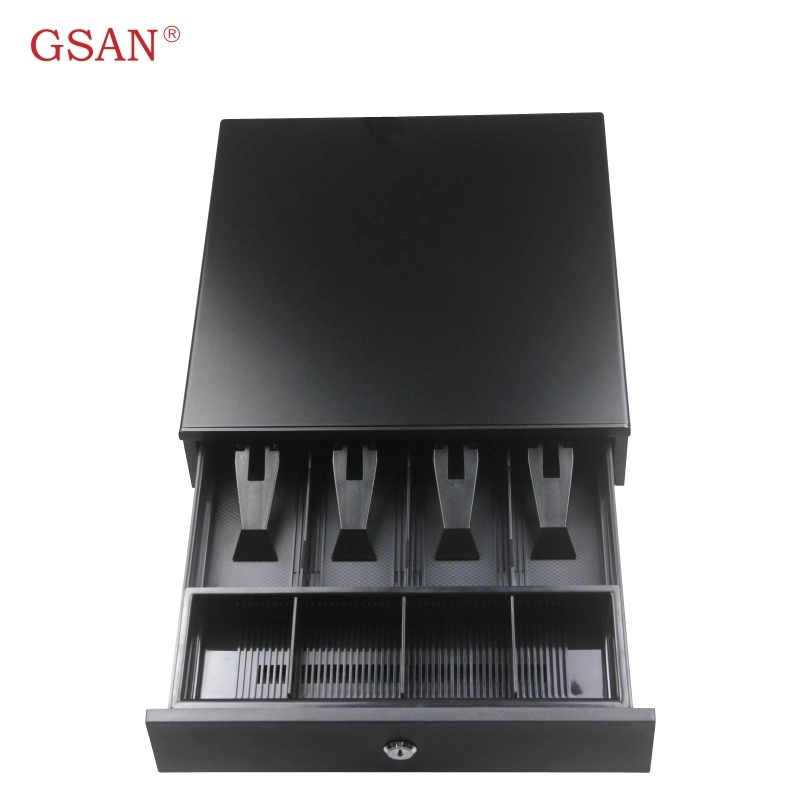 Gsan POS Cash Drawer Rj11 with 4 Bills and 4 Coins