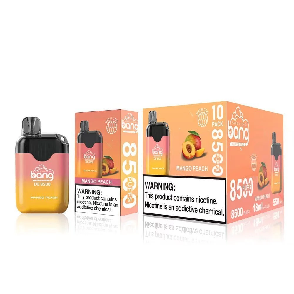 Bang original Mini 8500 Puff Vapes desechables pluma con el E-cigarrillo humo Vapes recargable 18 ml de capacidad 550mAh batería de 0% 2% 3% 5% Wholesale/Supplier I Vape