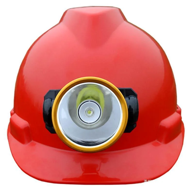 Casque de sécurité pour les casques d'ingénieurs des mines de charbon Mentonnière Protection de la tête haute visibilité Helmets-Aerography MSA Fibre rouge métallique