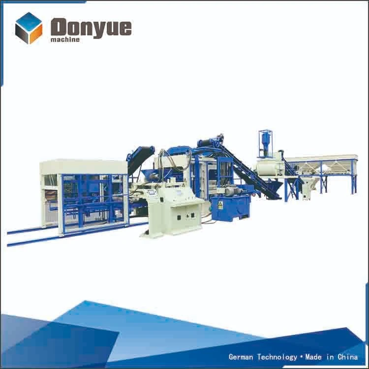 The Best Full Qt10-15 Automatic Concrete Hollow Block and Solid Brick Making Machine and Paving Block Machine