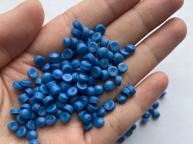 En polyéthylène haute densité recyclé/PEHD granules de plastique noir utilisé dans les tuyaux/Caisse/tambours pour le meilleur prix