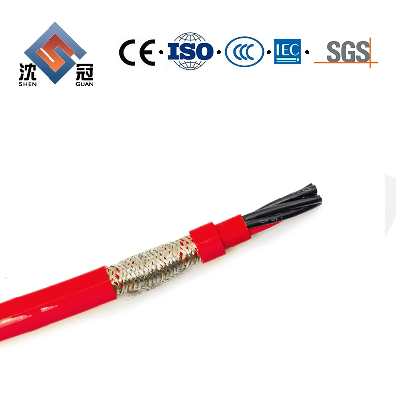 Shenguan 4 Core PUR Jacket Bucket Wheel Flexible Control Cable for Robot Electric Cable Special Thermoplastic Insulation Shield Robot Cable