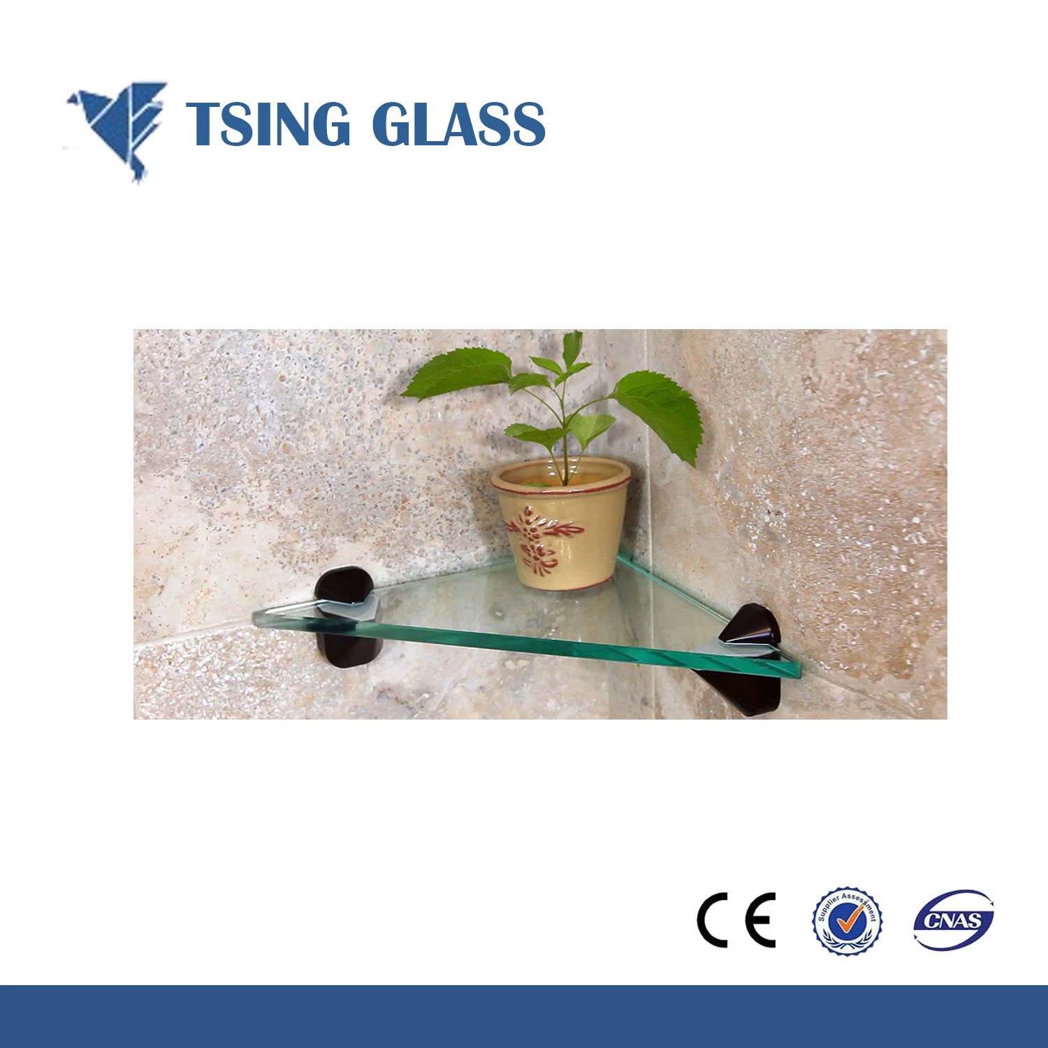 6/8/10/12mm Shelf Glass for Wall Corner / Wine Cabinet / Display Cabinet / Furniture