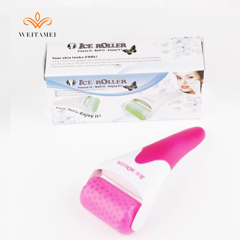 Masaje brazo Derma rodillo hielo para el apriete facial