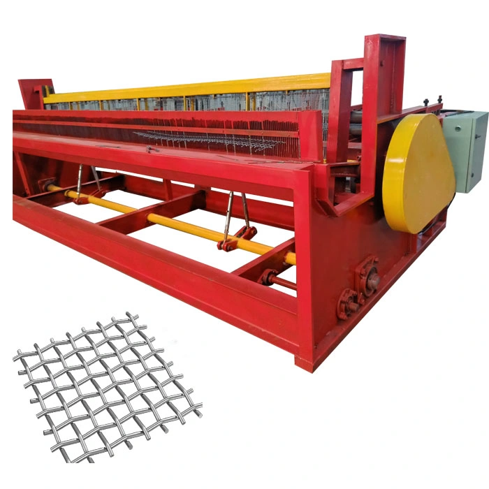 High Carbon Steel Crimped Stone Crusher Wire Mesh Machine for Mine Sieving