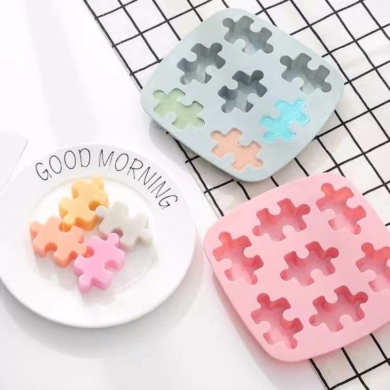 Hot Selling DIY Handmade Creative Puzzle Silicone Mold BPA Free