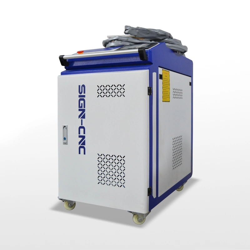 Máquina de Limpeza a Laser Contínua Portátil de 1000W/1500W/2000W para Remoção de Ferrugem em Superfícies Metálicas com Certificação CE.