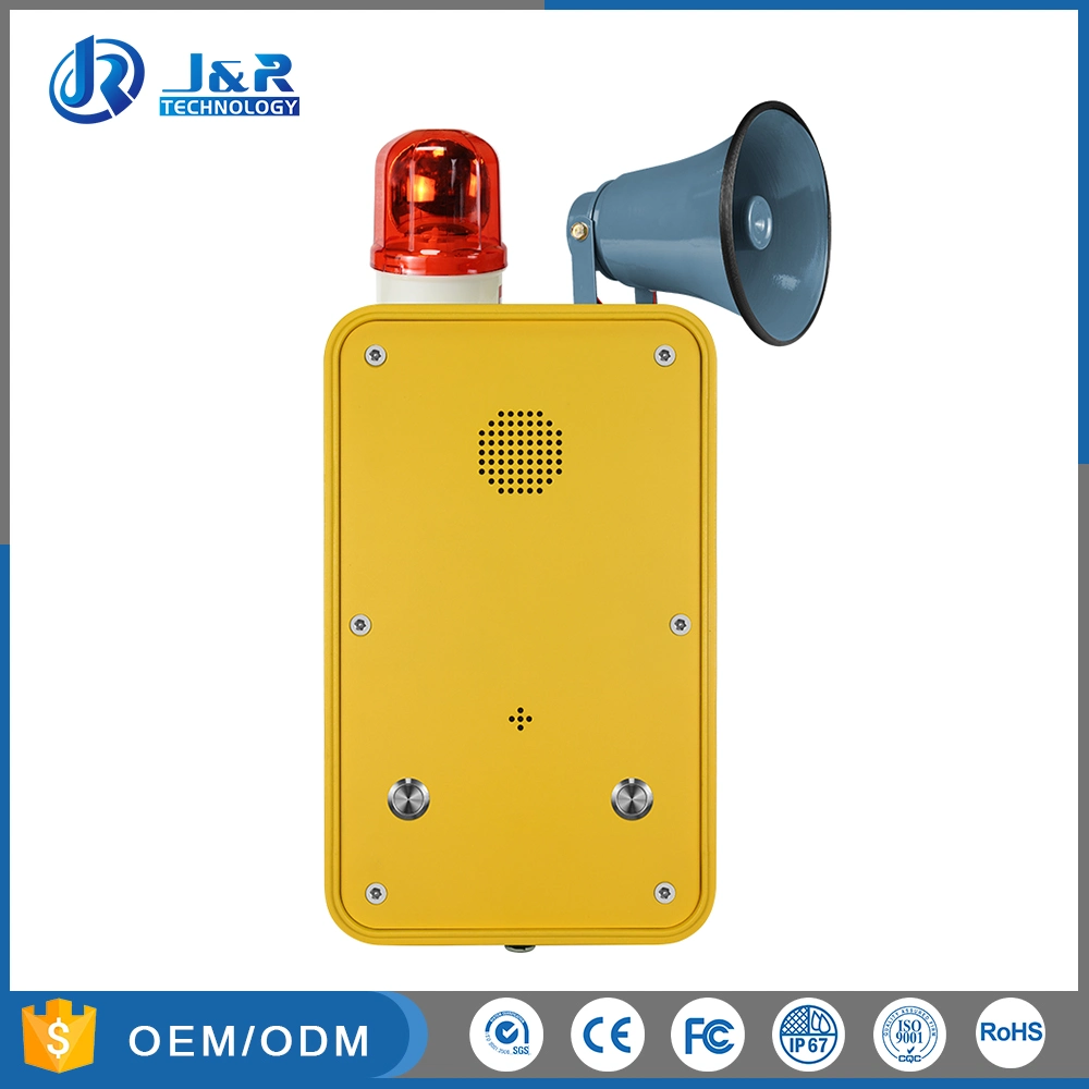 Outdoor Weatherproof 3G Industrial Handfree Dual Button Emergency Telephone