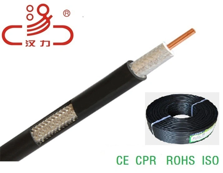 RG6 RG59 de alta calidad de vídeo CCTV cable RG11 Cable coaxial RG59