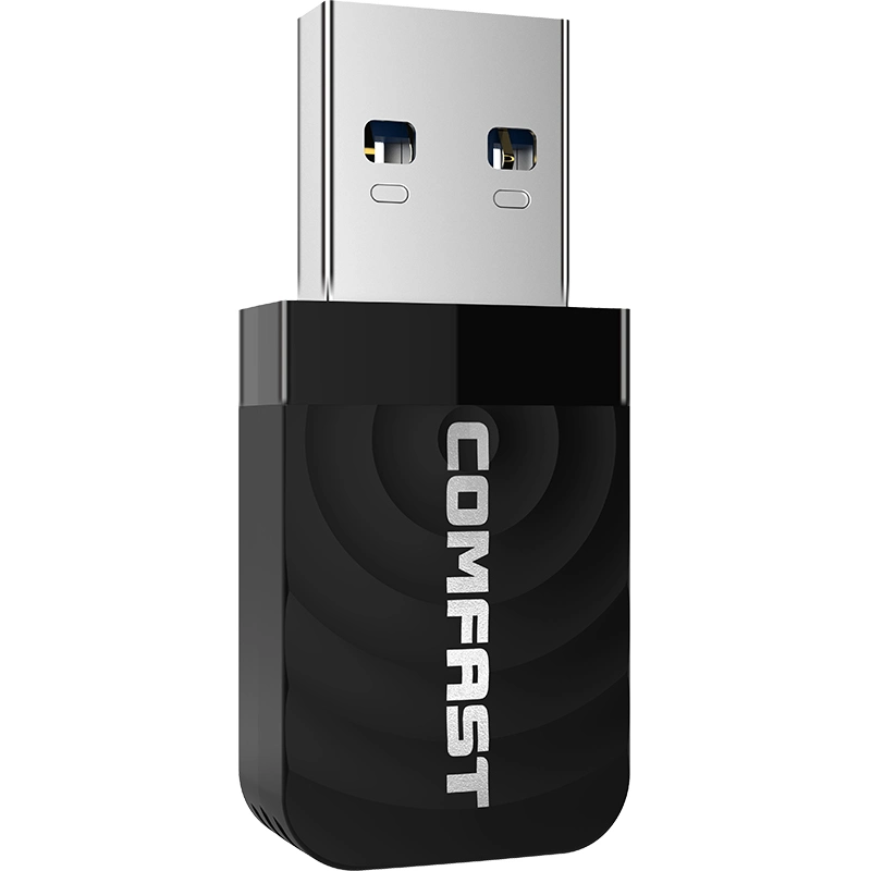 На заводе прямая продажа Comfast CF-812сетевой адаптер переменного тока USB 1300 Мбит/с Mini USB адаптер беспроводной сети