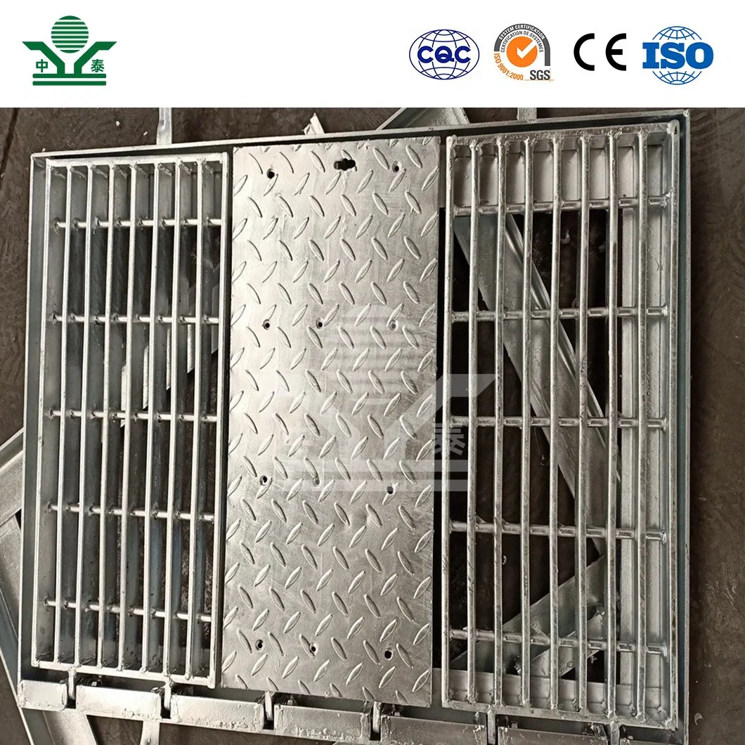 Zhongtai Stainless Drain Grate China Suppliers Road Drain Covers and Grates 1 - 1/4 Inch X 3/16 Inch Aluminium Grating for Walkway