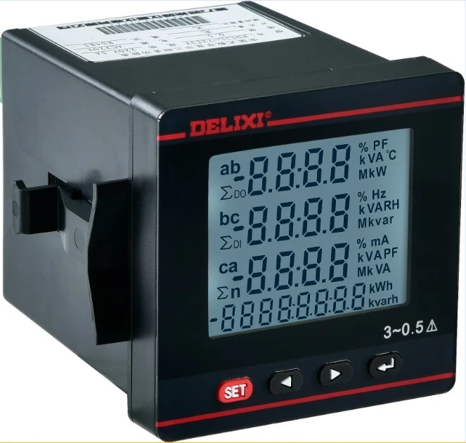 Delixi Pd606L pantalla digital programable montada instrumento de medición eléctrico combinado