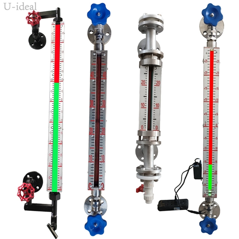 Clamp Connection Threaded Flange Glass Tube Liquid Level Gauge