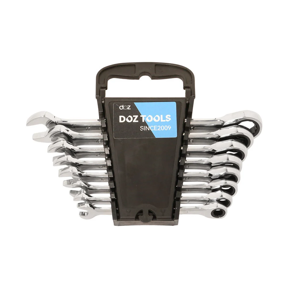 Doz Hand Tool Spanner Convenient Practical 8PCS Double Open Socket Wrench Set