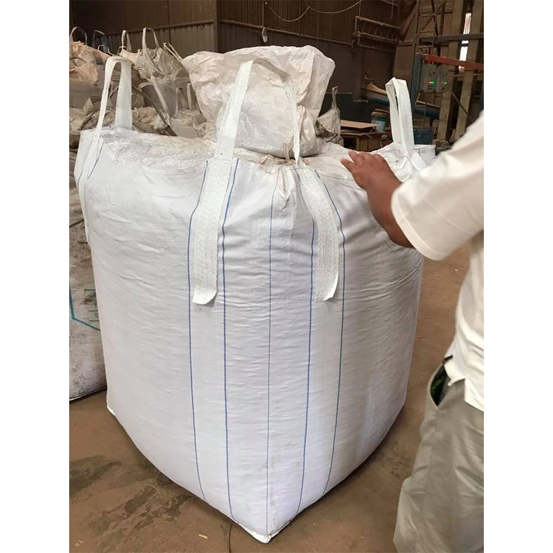 1 Ton Jumbo FIBC Super Sack para la Industria Mineral Química Palé usando bolsas grandes a granel