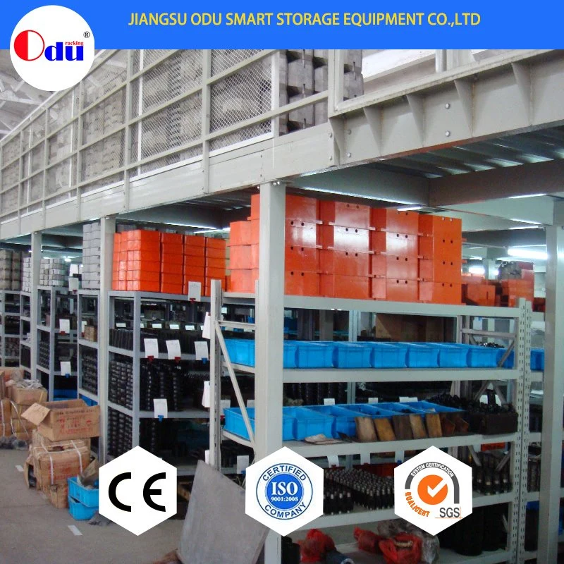 Metal Steel Structure Storage Plastic Wooden Pallet Long Span Mezzanine Rack Shelving