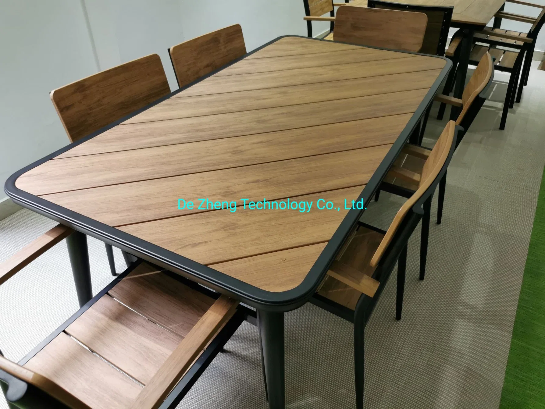 Wholesale/Supplier Aluminum Leisure Plastic Wood Picnic Modern Outdoor Garden Furniture