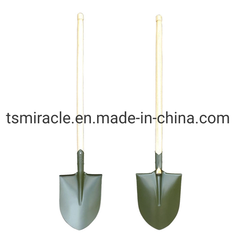 Green Engineer Shovel Flood Control and Disaster Relief Shovel Manganese Steel Hardening Shovel Emergency Rescue Shovel