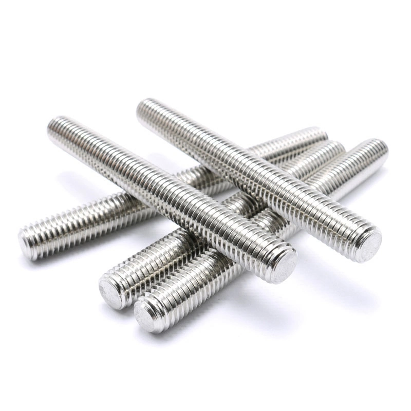 Fully M8 Stainless Steel DIN975 DIN976 SS316 SS304 Threaded Rod