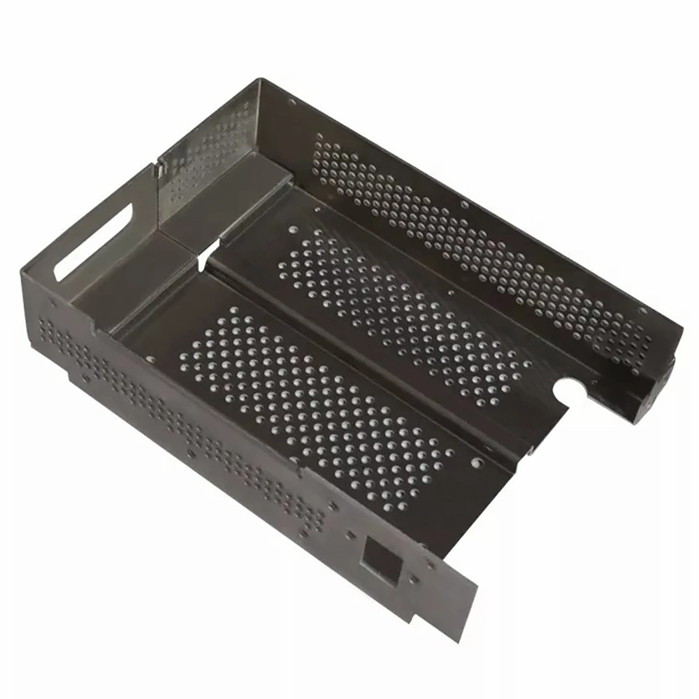 Caja de soportes de acero inoxidable de aluminio soldado con flector estampado