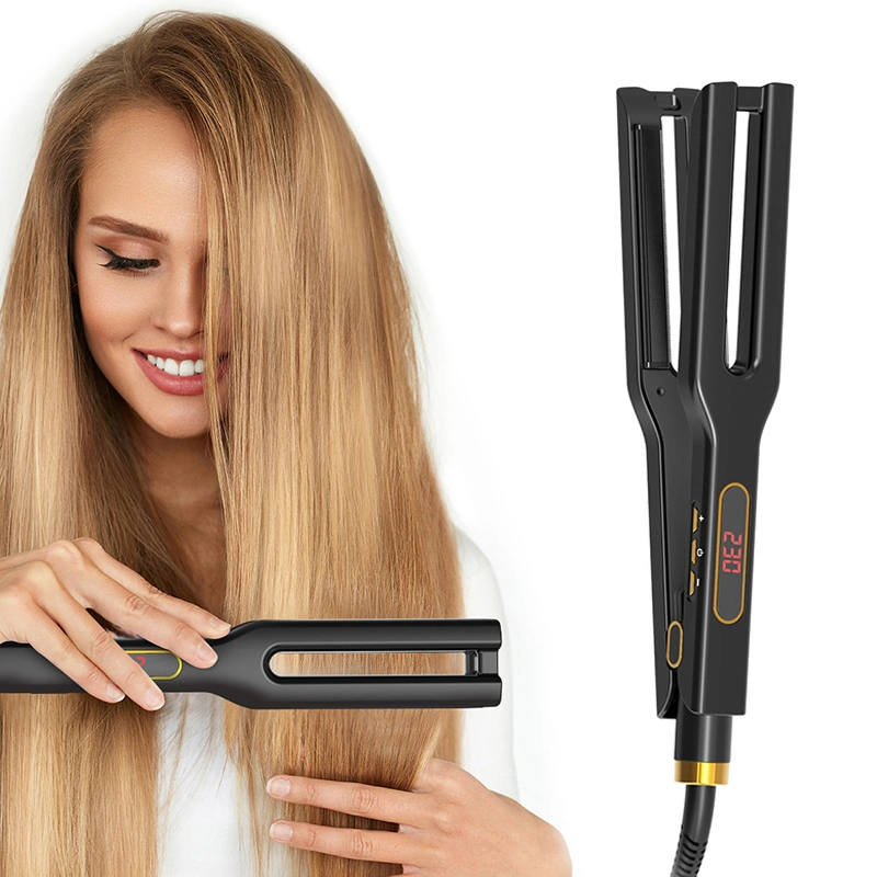 Koofex Planchas De Cabello professional LCD Ceramic Four Boards 450f Hair Straightener