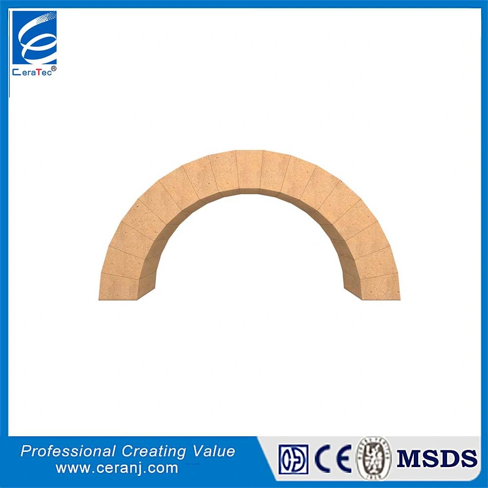 Customizable Clay Insulation Brick Refractory Wedge Firebrick for Pizza Oven