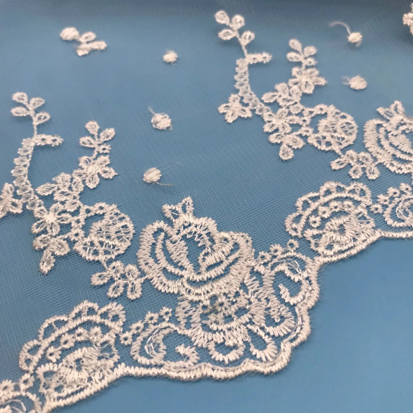 High quality/High cost performance  Dubai Free Sample Embroidery Fabric Net African Tc Knit Lace