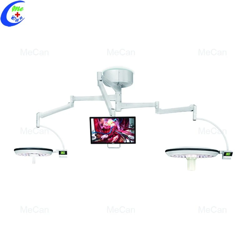 Surgery Lamp Ceiling LED Shadowless Operating Cold Light Source, with HD Camera System