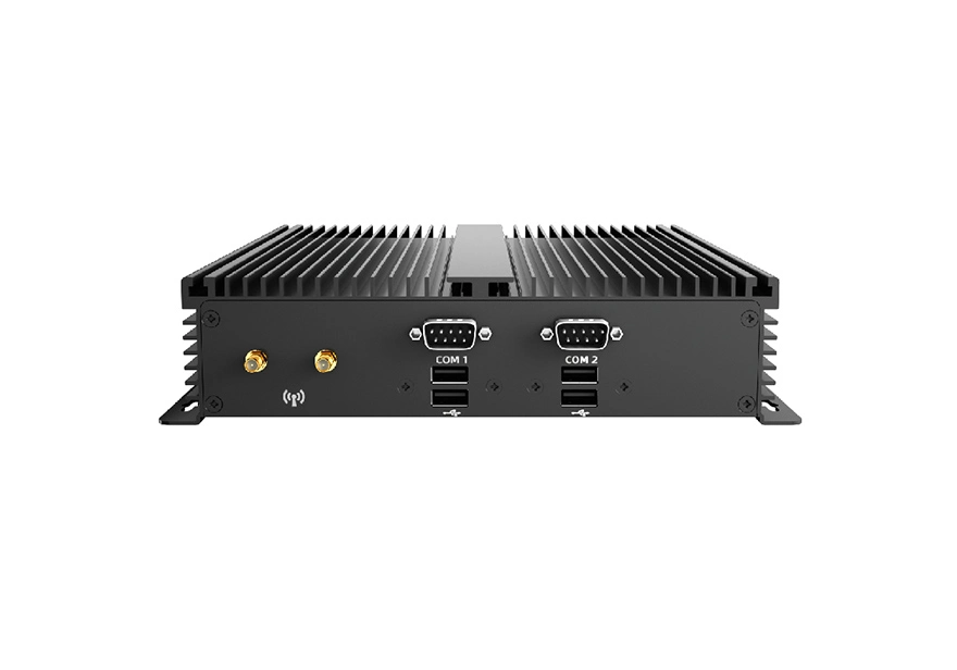 الكمبيوتر الشخصي المزود بصندوق مدمج RS232 و Box من Intel J1900 J4125 Quad Core 1 LAN /2 LAN 6 RS232