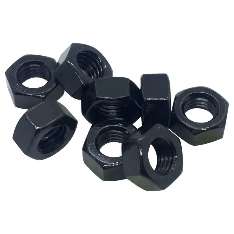 Fastener Black-Galavized-HDG DIN934GB6170 Heavy Hexagon Nut Hebei Handan