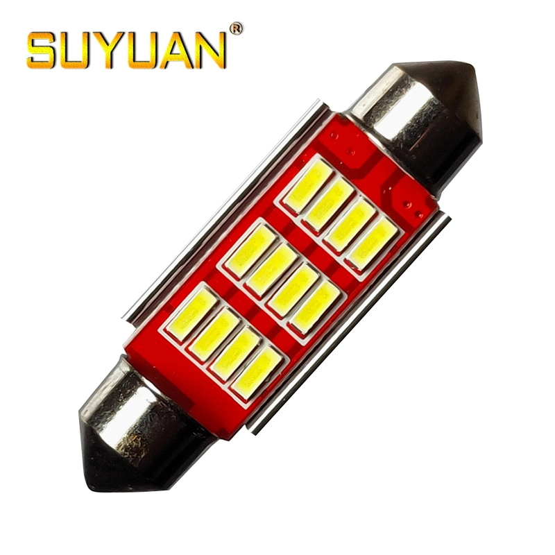 Auto Lighting System LED Bulb Festoon 4014 12SMD 31mm 36mm 39mm 41mm Car C5w Reading Light LED License Plate Lamp