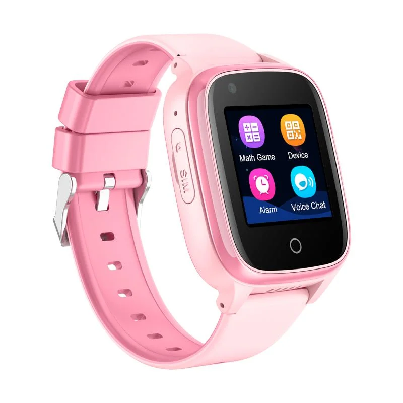 Montre GPS pour enfants étanche avec bouton SOS pour appels vidéo 4G et aide en cas d'urgence D31E.