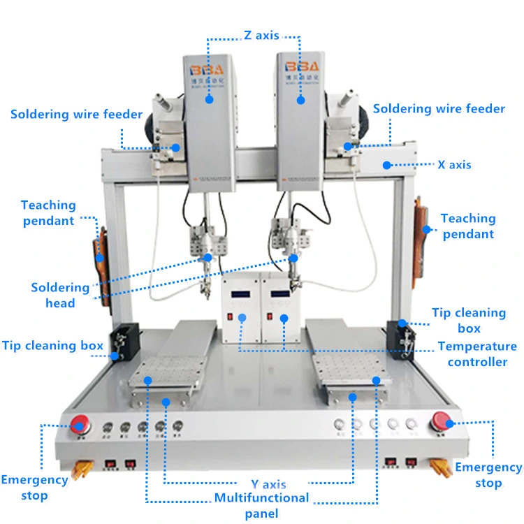 Desktop Auto Micro automatisierte USB-Datenkabel Telefon Mobile PCB Automatisierte Lötmaschine CNC Lötkolben Ausrüstung für Elektronik