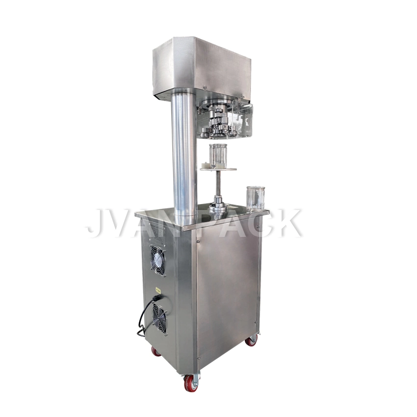 Flv-160 Professional Factory Price Automatic Can Seamer Closing Tuna Paste Tin Pet Aluminum Can Filling Sealing Seaming Machine