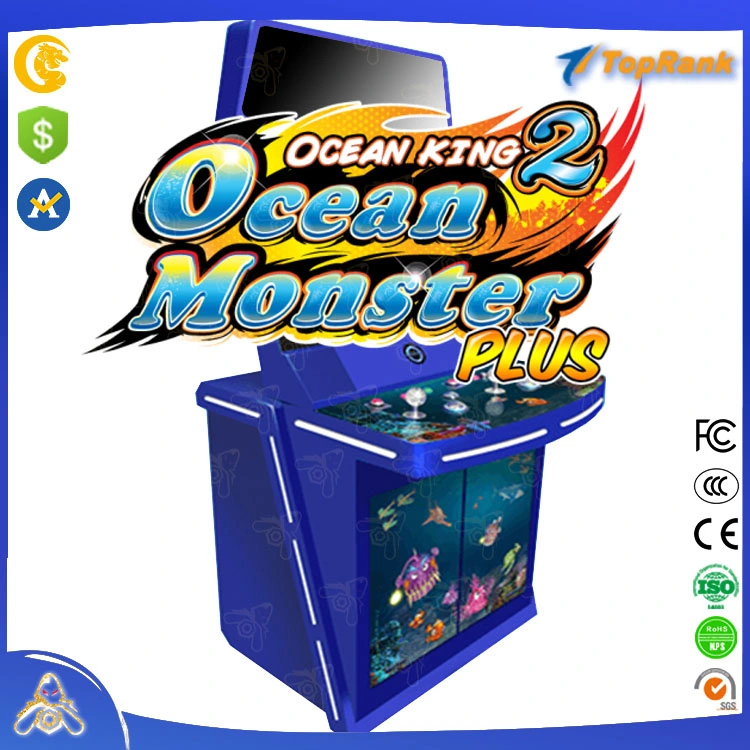 Famosa fábrica chinesa fabricante Casino Arcade por grosso de Diversões Jogos a Dinheiro Tabela de Habilidades de peixes Shoting máquina de jogos Ocean King 2 Ocean Monster Plus