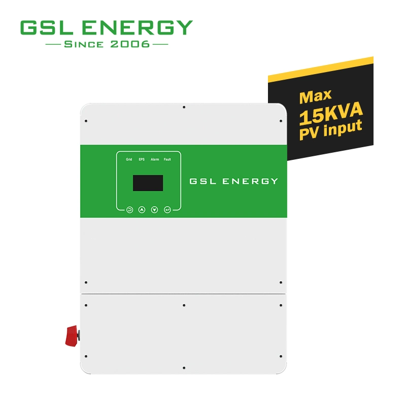 North American Solar Energy Storage Split Phase Pure Sine Wave Hybrid Solar Inverter 12kw 80-400V with MPPT Controller