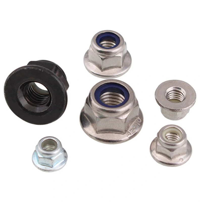 Carbon Steel Nylon Insert Hex Flange Lock Nuts