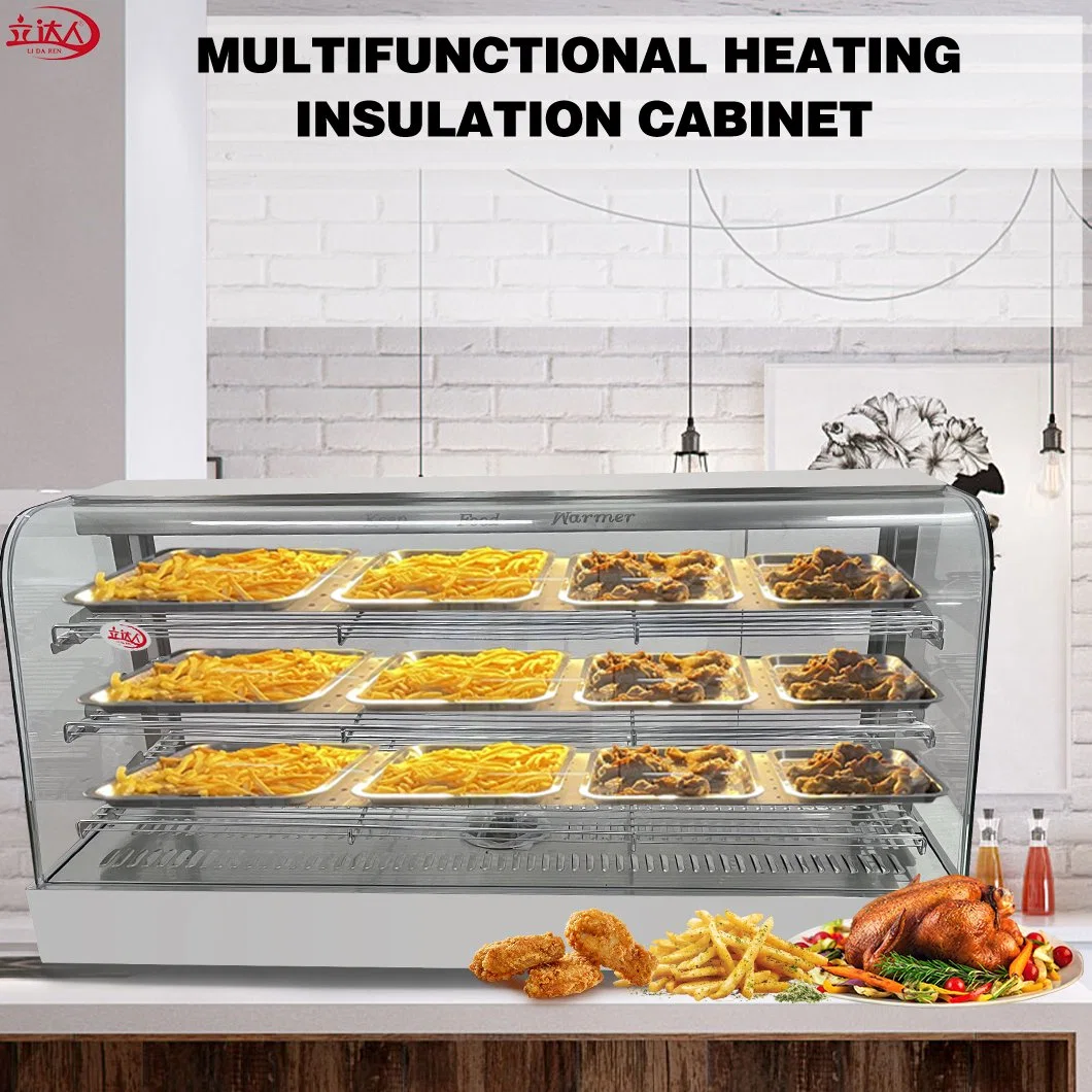 New Type Electric Food Warmer Display Showcase Food Heater Food Warmer Display Counter
