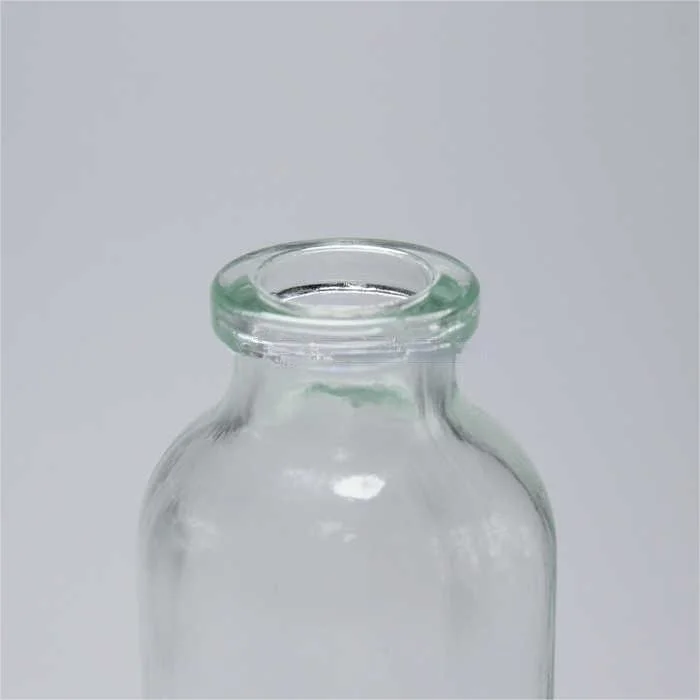 Hot Sale Pharmaceutical Clear Injection Cylinder Bottle 10-100ml Glass Bottle