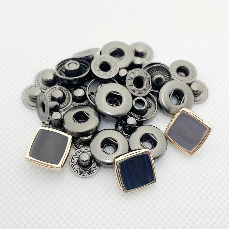 Colorful Making Custom Enamel Chinese Metal Snap Buttons for Clothing