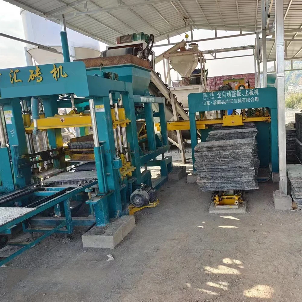 High Efficiency Turkey Vibration Industrial Used Second Hand Split Face Sand Zigzag Interlock Paver 6 8 9 Inches Hollow Cement Brick Block Moulding Machine