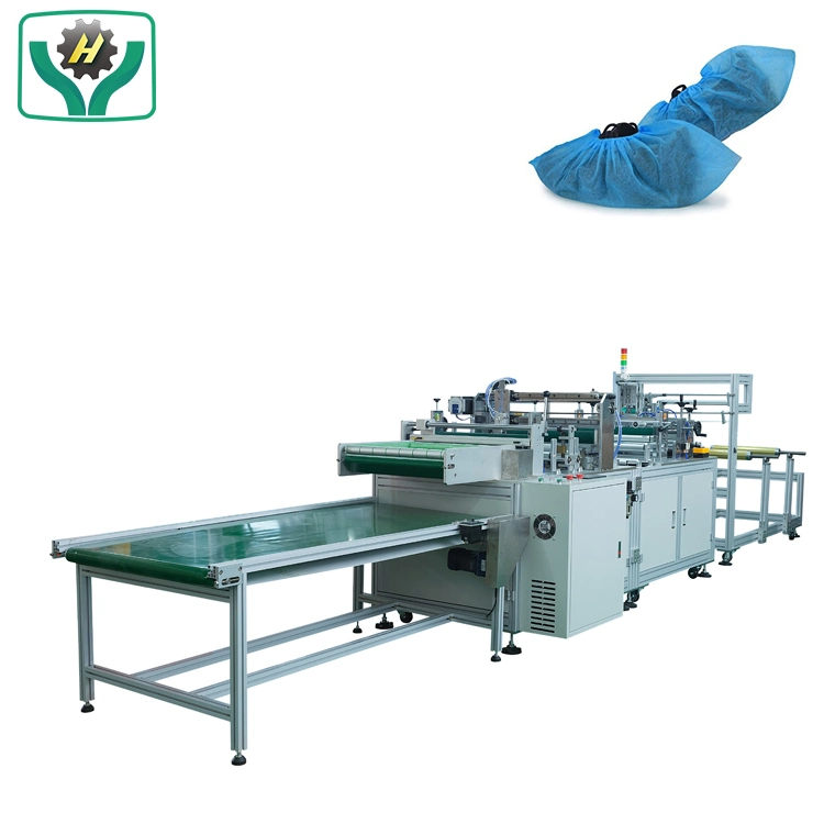 Medical Staff Isolation Shoe Covers Laminated Nonslip PP Disposable Nonwoven Waterproof Medical Shoe Covers Making Machine