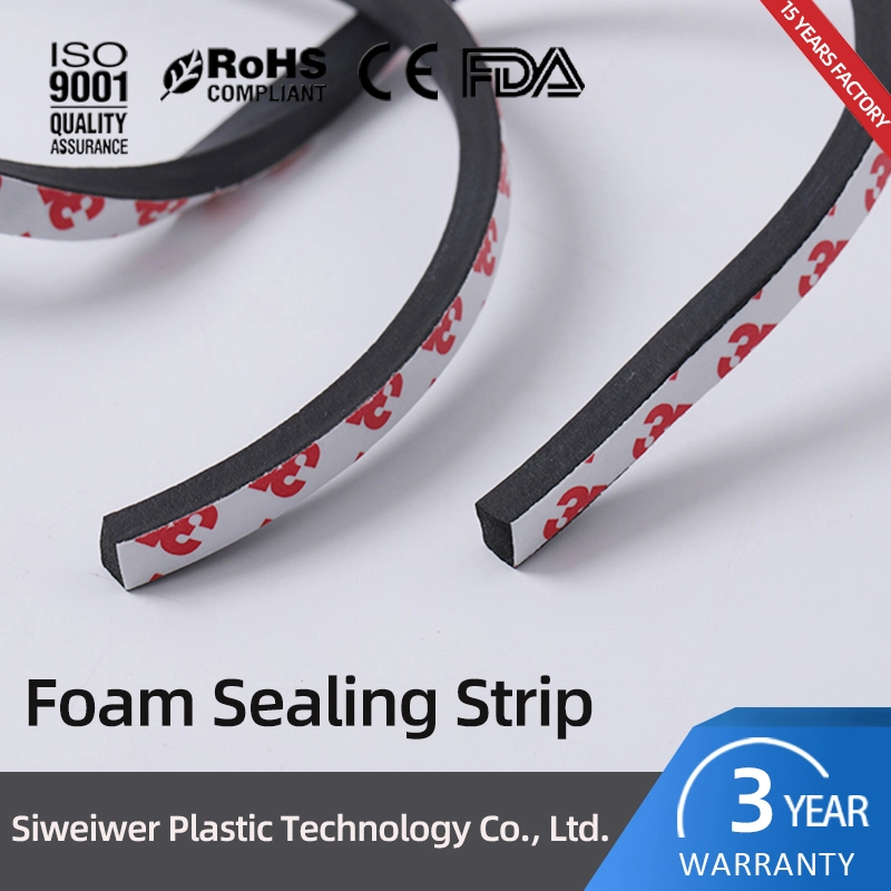 Self Adhesive Silicone Foam Seal Strip for Cabinet Electric Sealing Strips