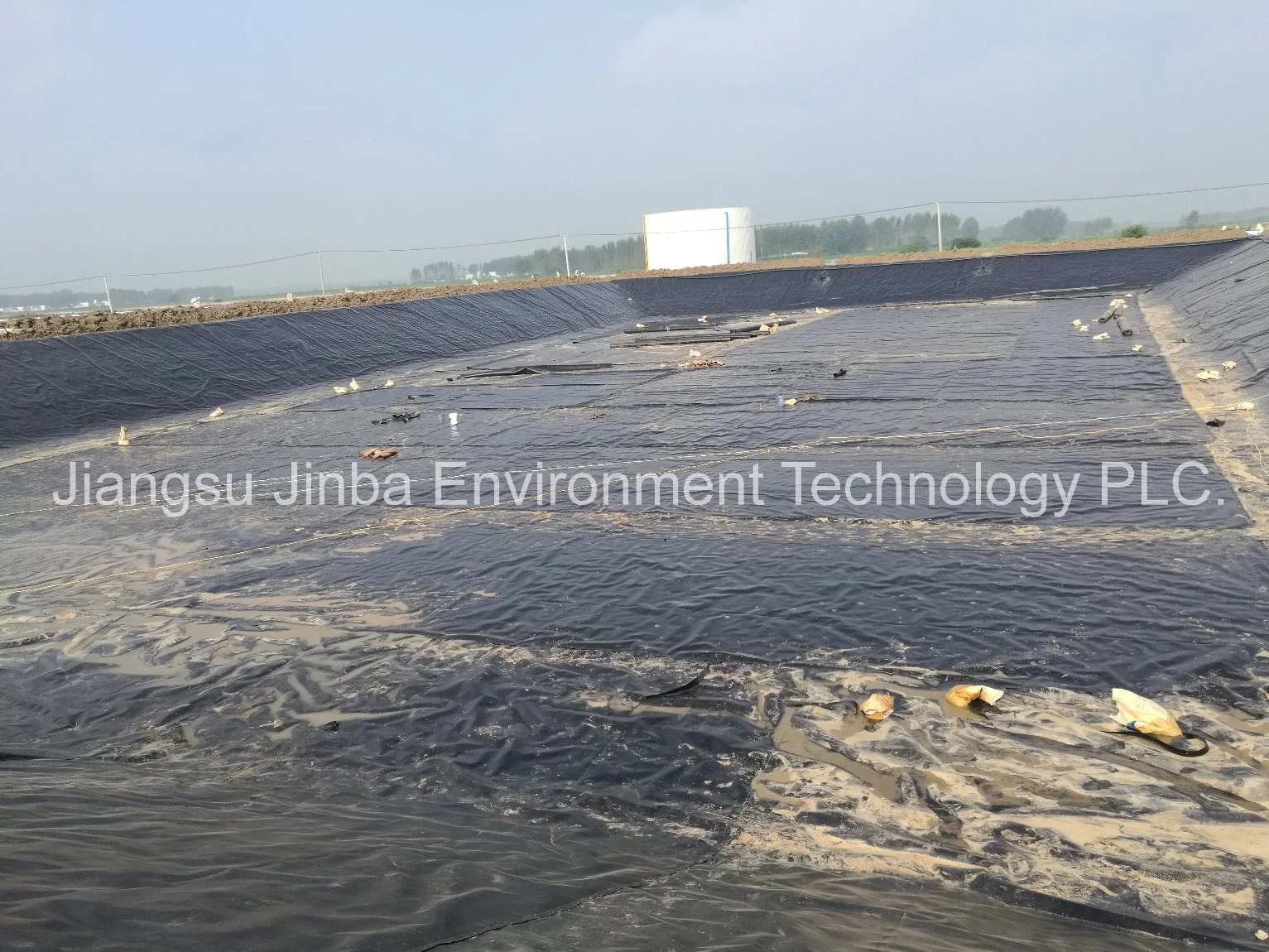 Thickness 1.00mm Anti-Seepage Impermeable Impervious Waterproof Double-Sided Smooth HDPE Geomembrane for Irrigation Pool