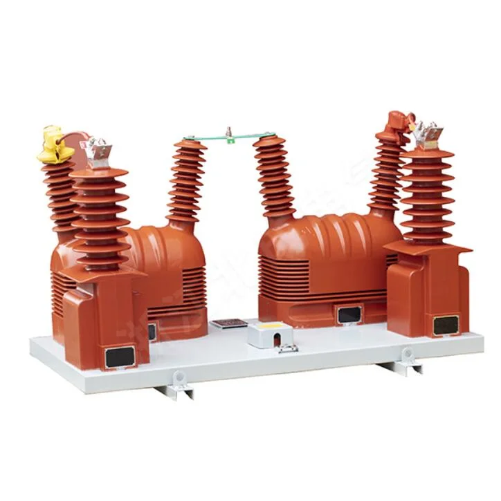 Jlszv 35kv 2.5-300A boîtier de mesure haute tension triphasé extérieur, trois fils, de type sec Transformateur d'instrument combiné à charge large