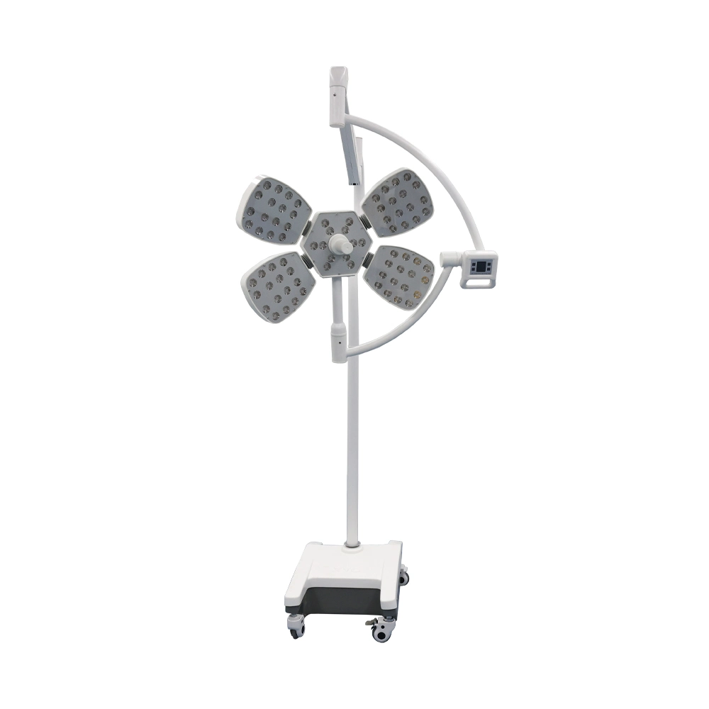 Factory Supply Mobile Portable Shadowless Operating Light LED Surgery Light Flower Pedal Design for Hospital Room Use