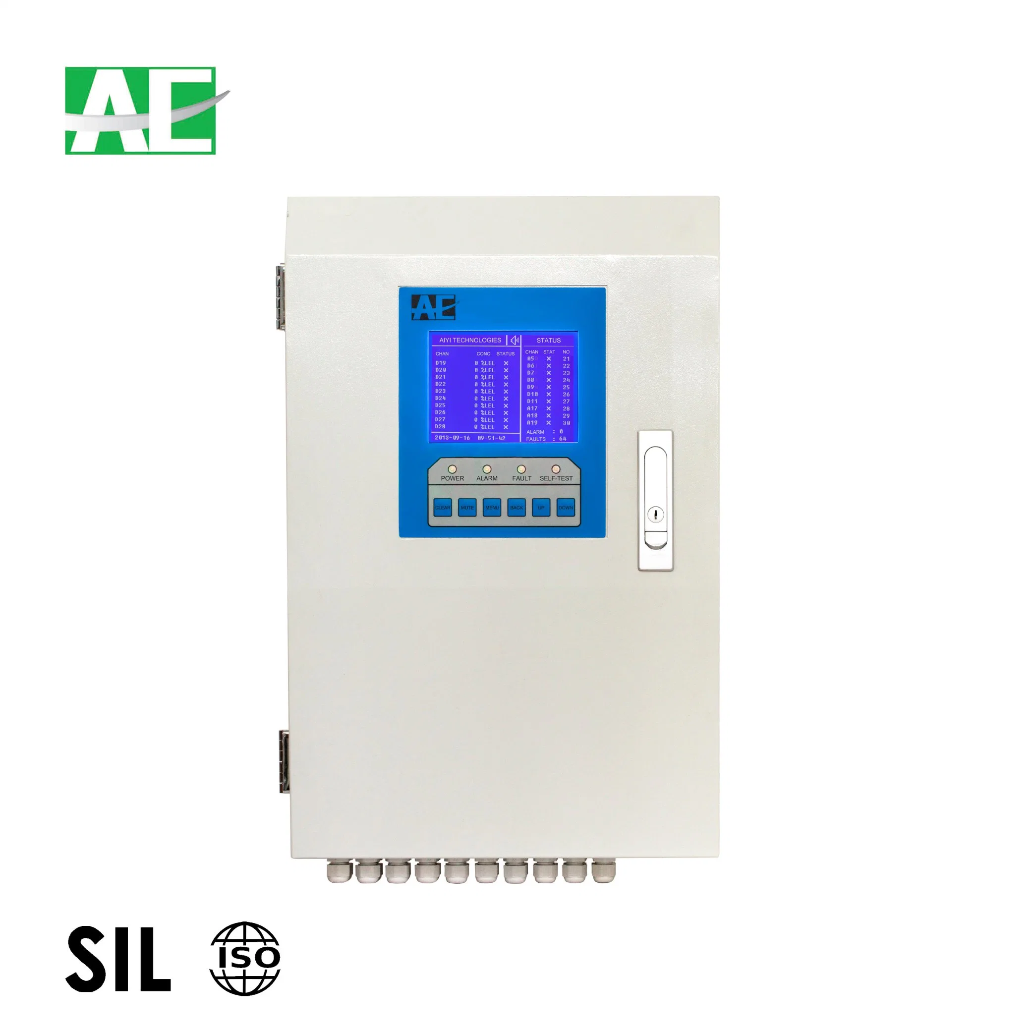 Sil Certified Gas Control Panel Gas Controller with 8 Channels