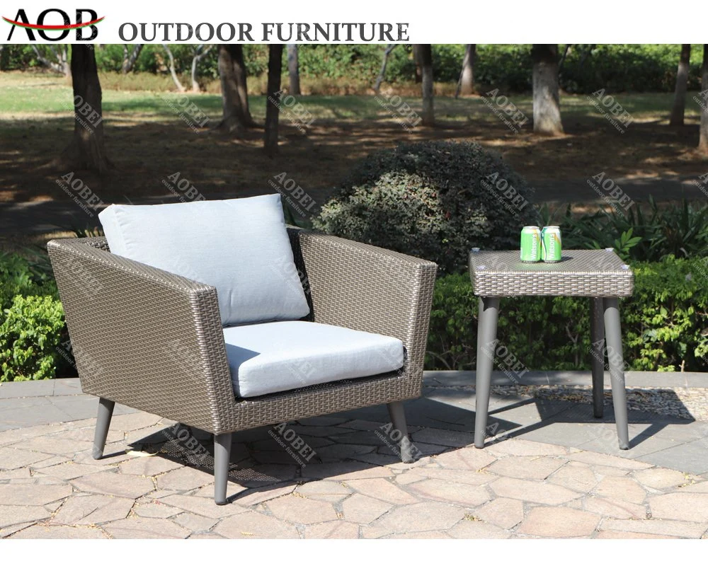 Patio Outdoor Rattan Wicker Leisure Balcony Resort Villa Chair Table Furniture Set