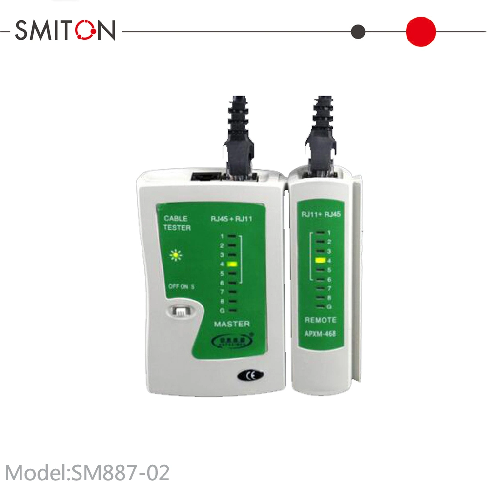 Comprobador de cables de red LAN RJ11 rj12 RJ45 Cat5 Cat 6 Herramienta de comprobación de cables Ethernet de red UTP