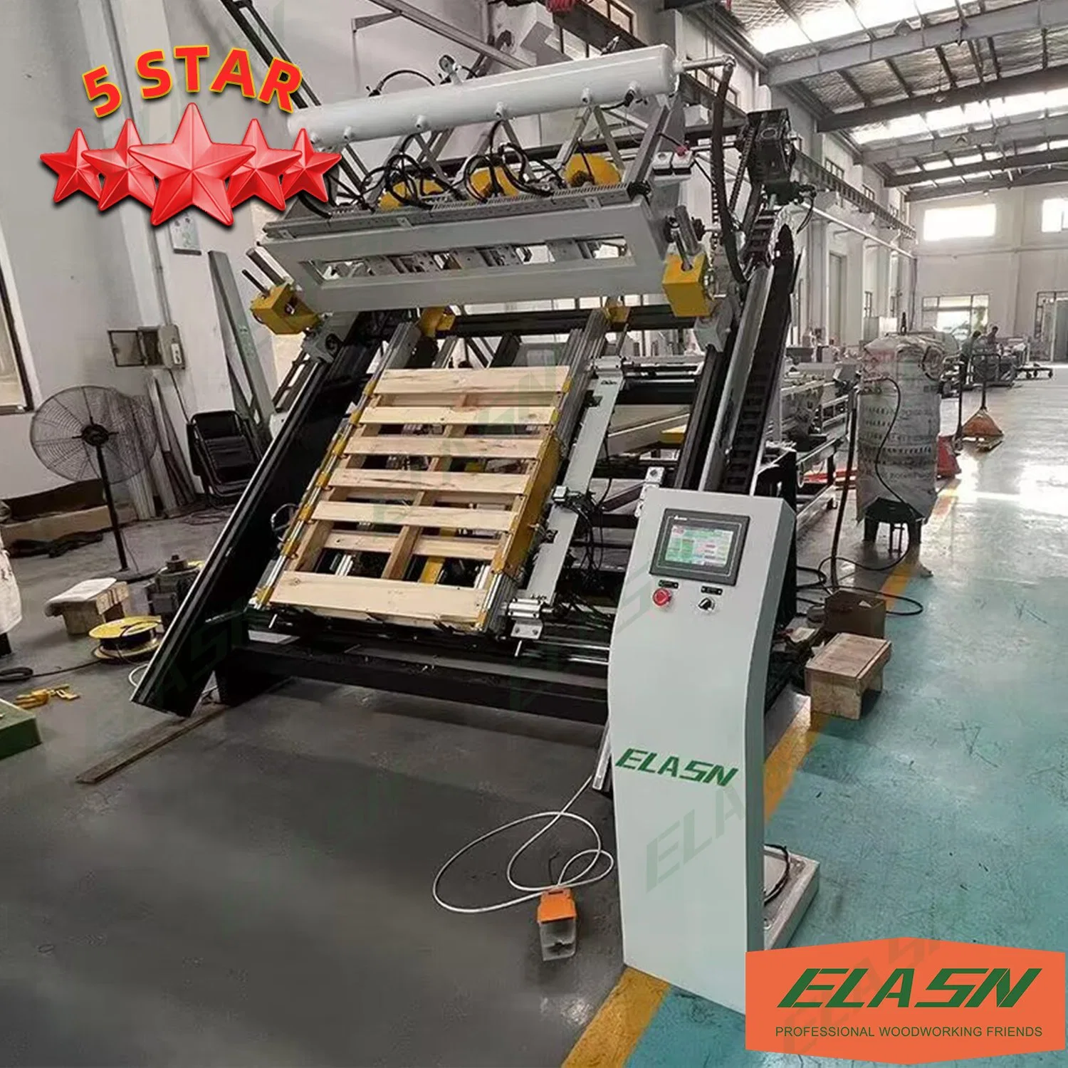 Factory Price Automatic European Standard Wooden Pallet Production Line Pallet Assembly Nailing Machine Wood Pallet Making Machine for Sale